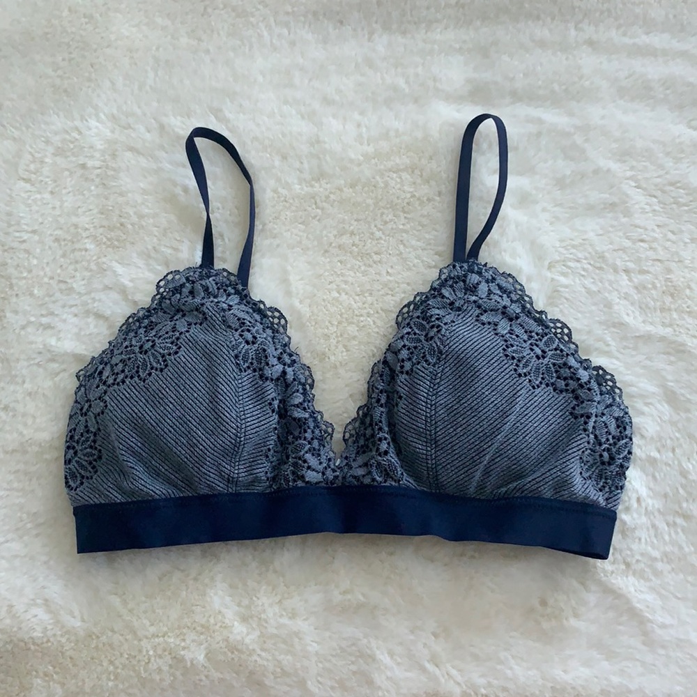 Aerie Navy Bralette Size M